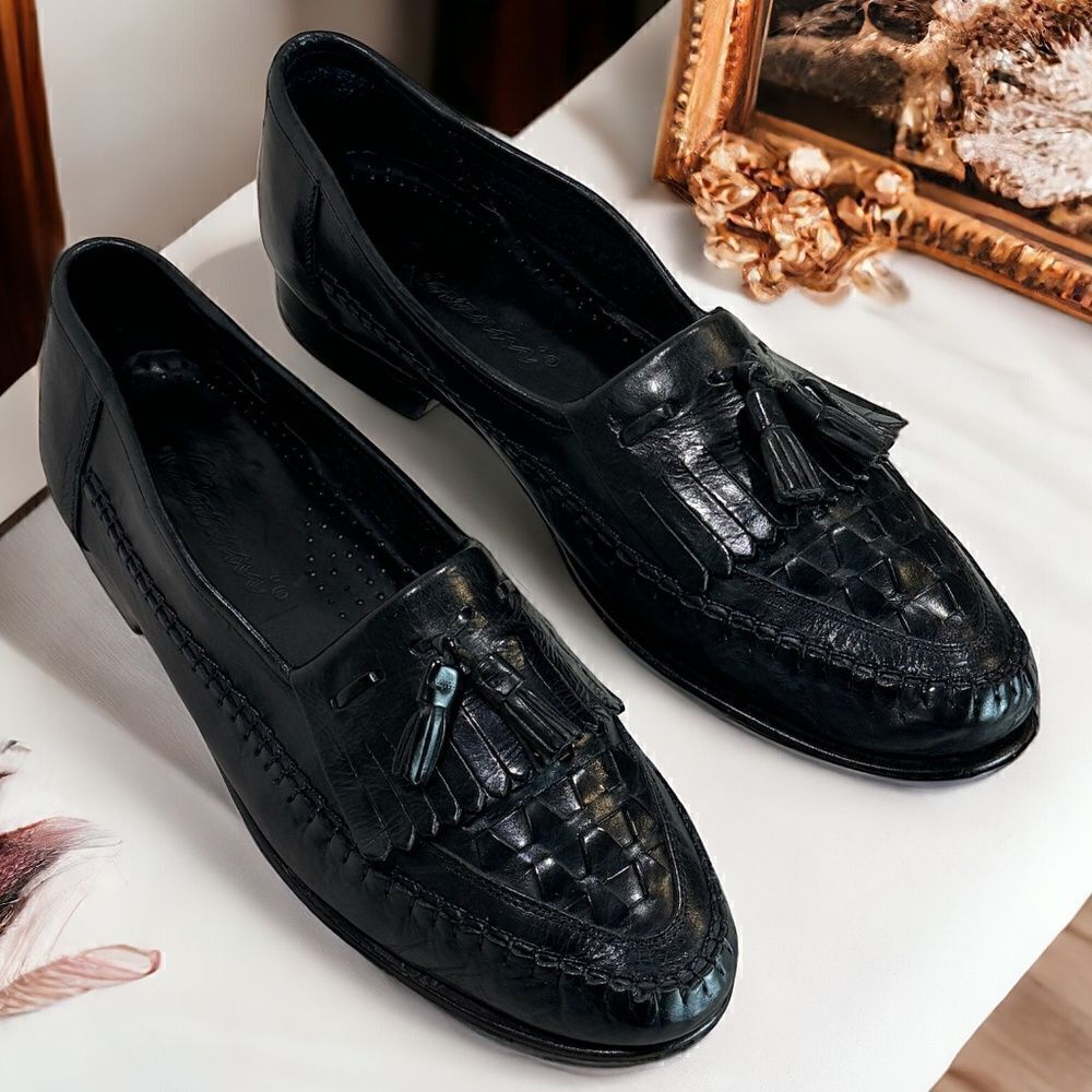 Vintage Giovanni Kiltie Tassel Loafers Mens Size 10M